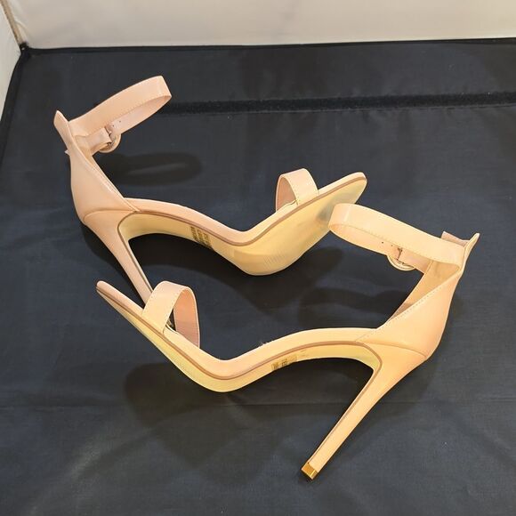 BRAND NEW HERSTYLE CHARMING- ANKLE STRAP ROUNDED BUCKLE OPEN TOE STILETT… - Picture 11 of 15